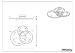 Deckenleuchte LED GRANADA
