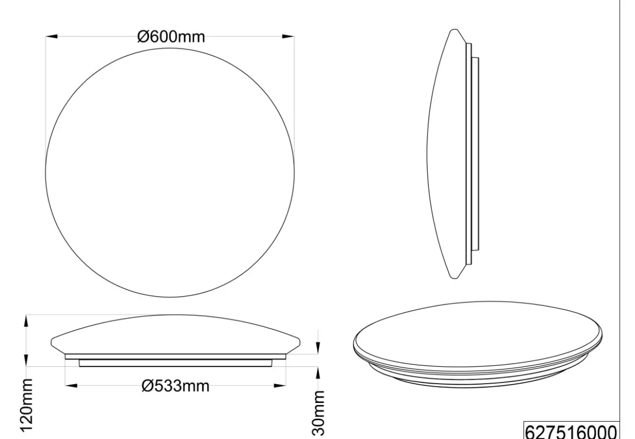 Deckenleuchte LED LUNAR