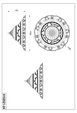 Deckenleuchte RUSTICA