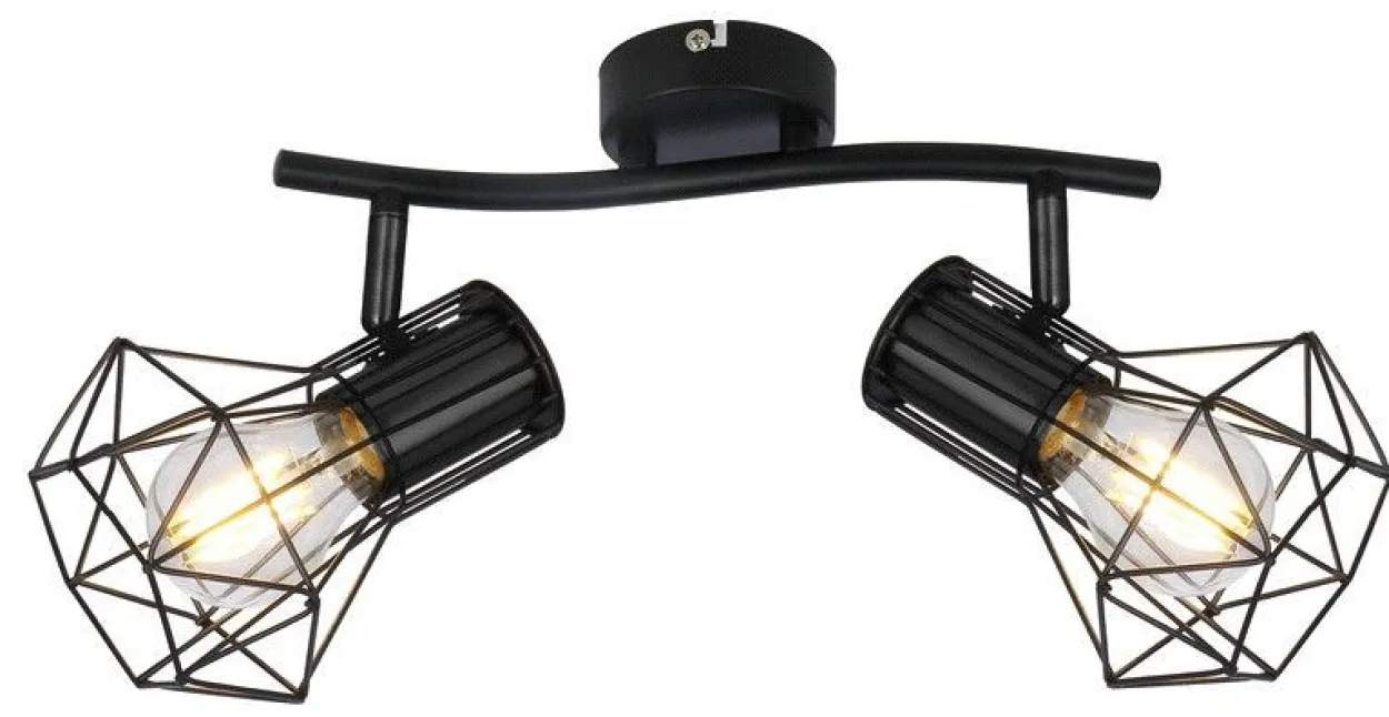 Deckenspot CAGE 2-flammig