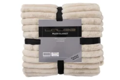 Decke PLUSH beige
