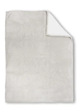 Decke SHERPA offwhite