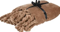 Decke TASSEL braun