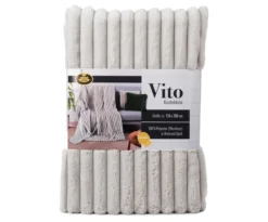 Decke vito silber