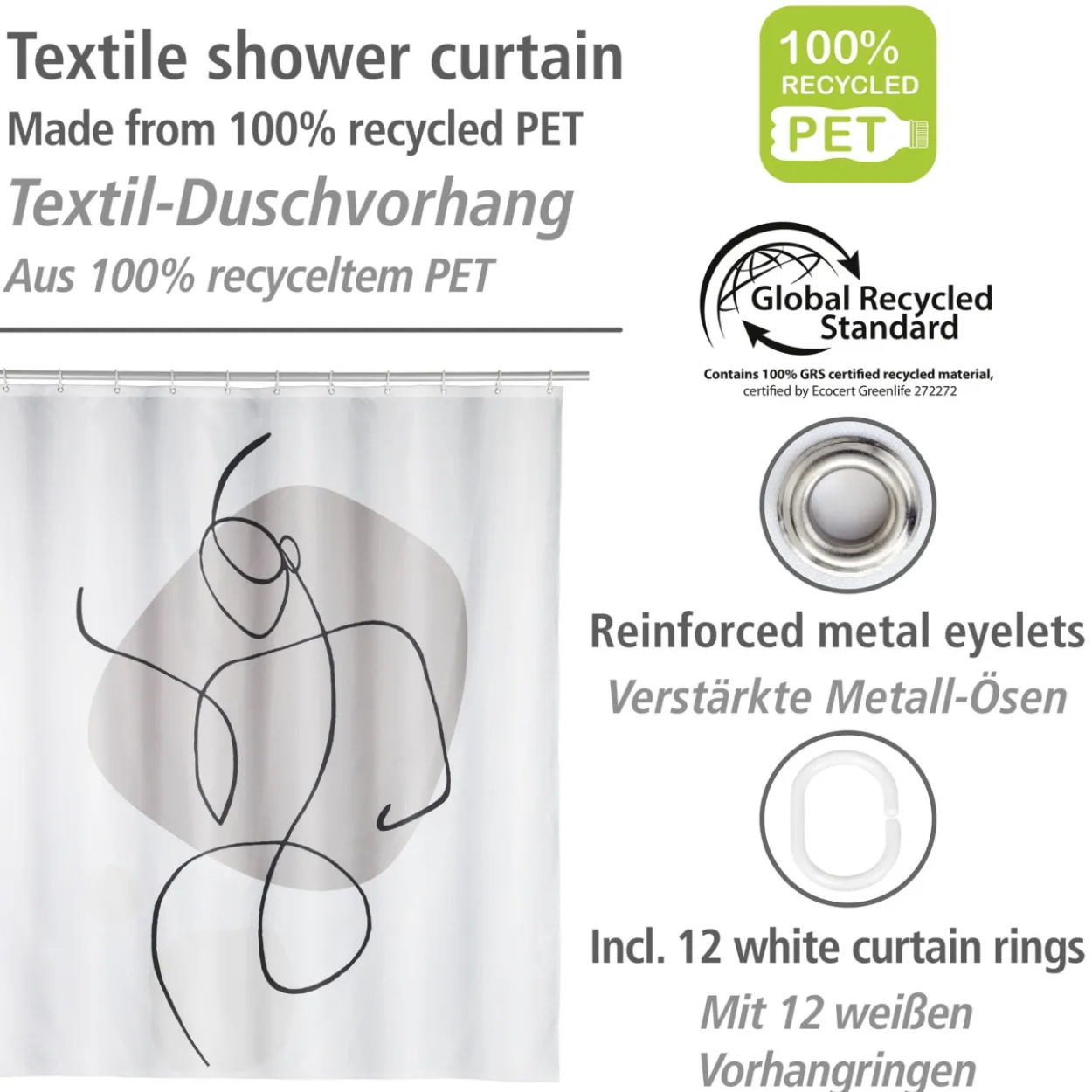 Duschvorhang LADYLINE