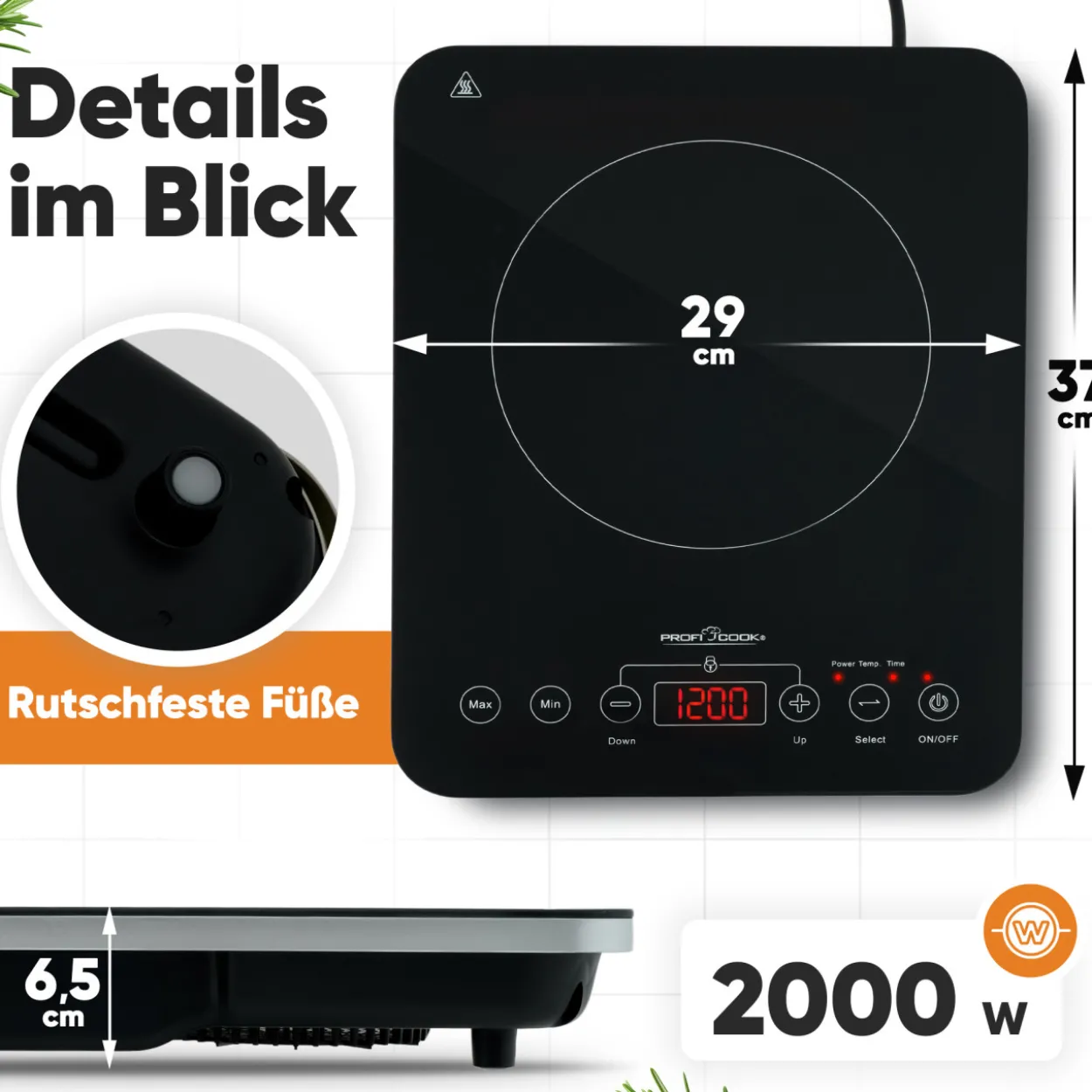 Einzelkochplatte INDUKTION