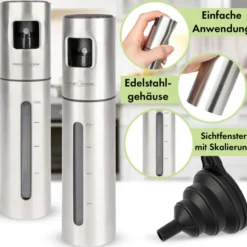 Essig/Ölsprüher-Set INOX