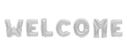 Folienballon WELCOME