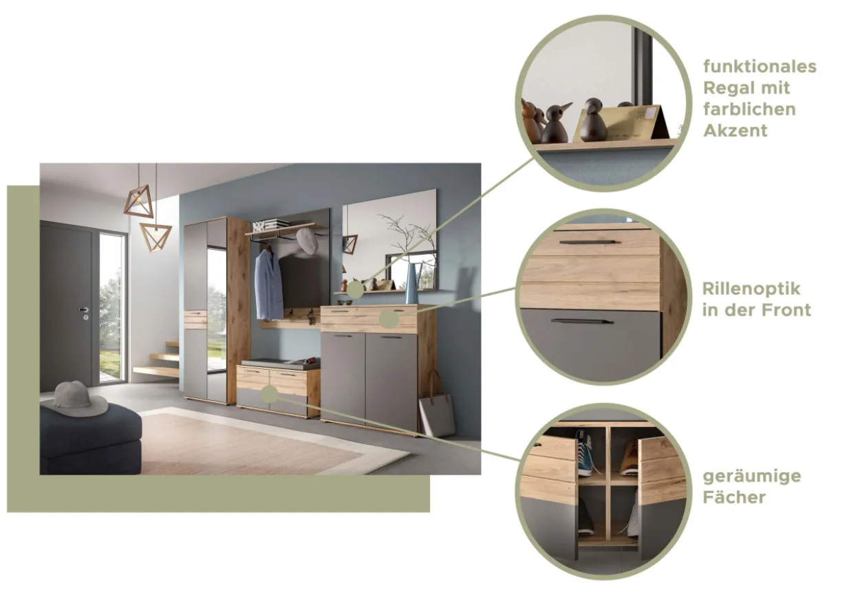 Garderobenschrank MASON
