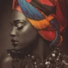 Glasbild AFRICAN BEAUTY
