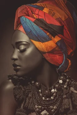 Glasbild AFRICAN BEAUTY