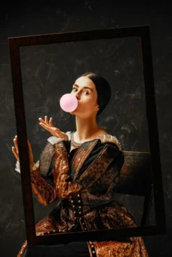 Glasbild BUBBLE GUM