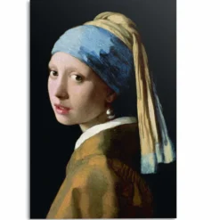 Glasbild GIRL WITH A PEARL