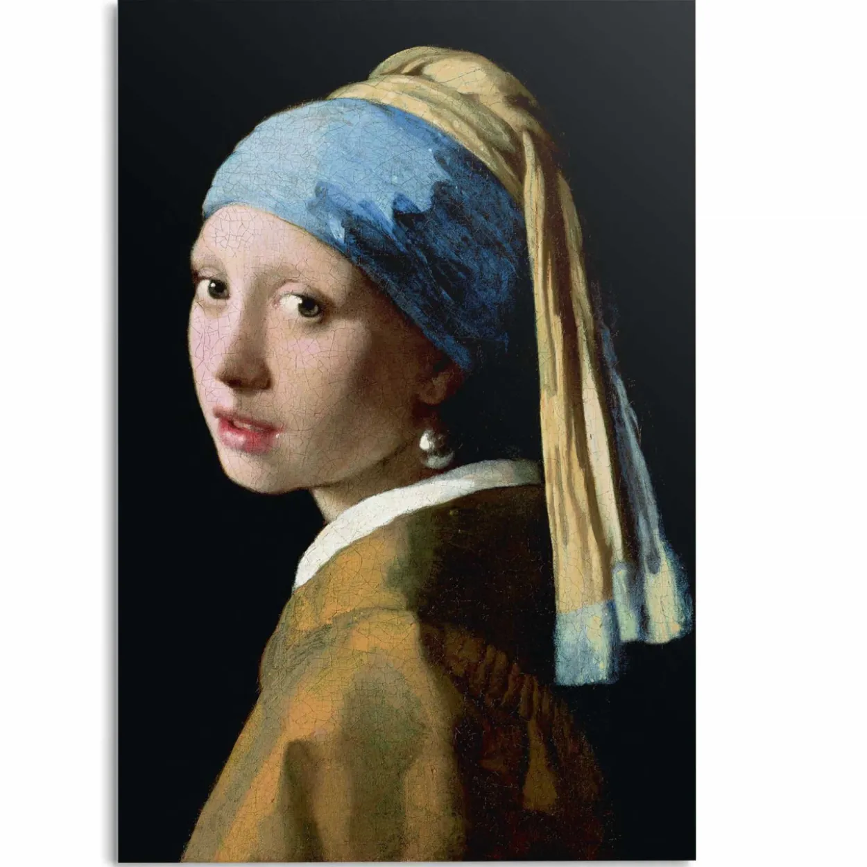 Glasbild GIRL WITH A PEARL