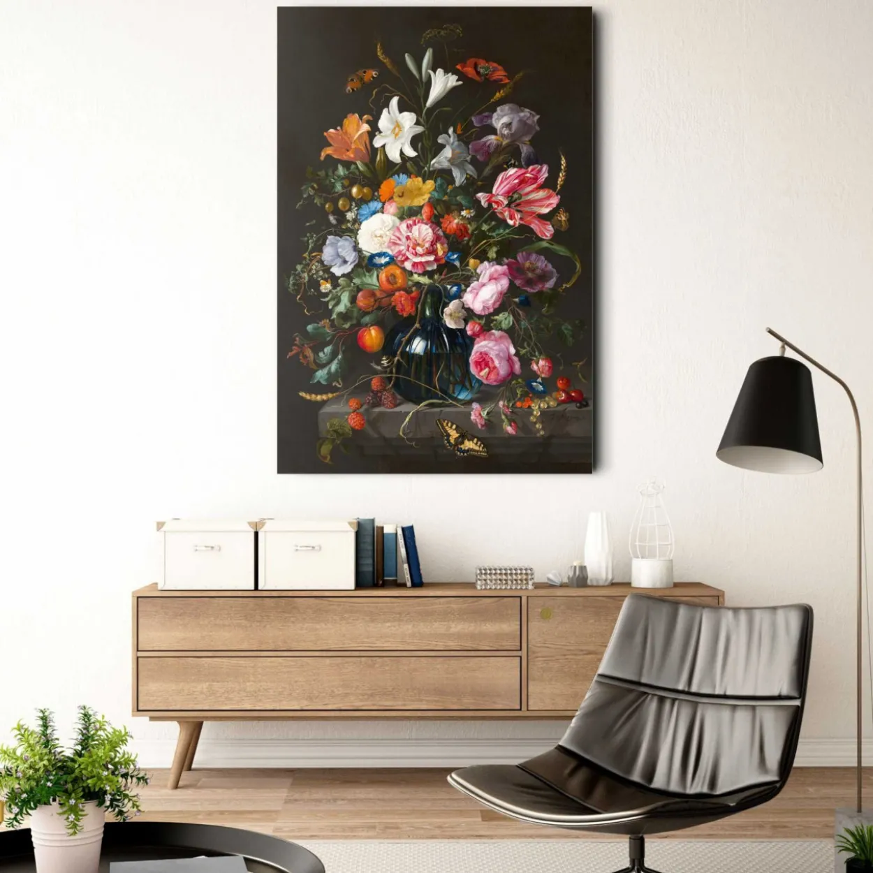 Glasbild VAAS MET BLOEMEN