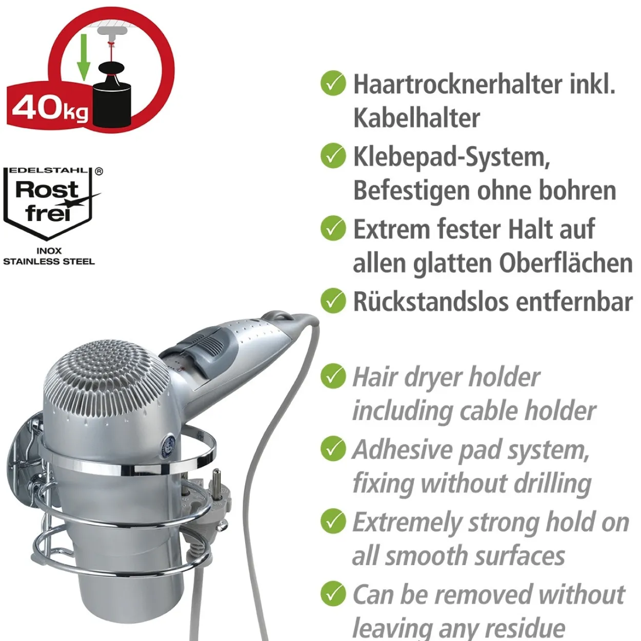Haartrocknerhalter TURBO-LOC®