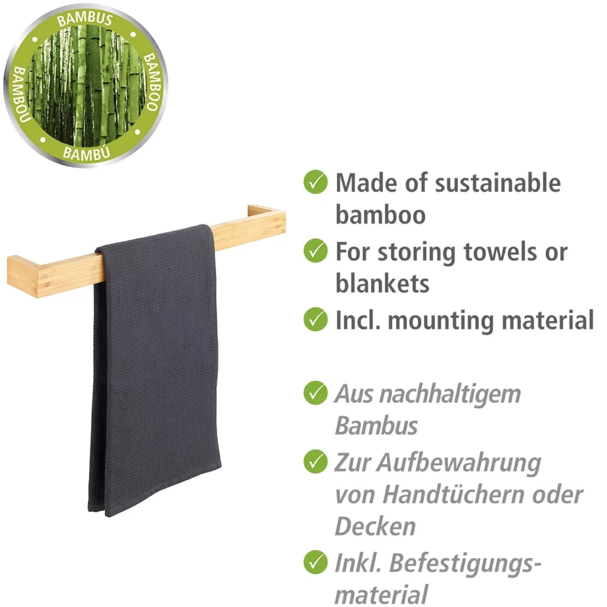Handtuchhalter BAMBUSA