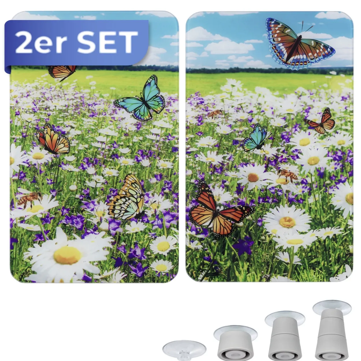 Herdabdeckplatte 2er Set