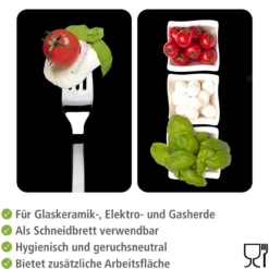 Herdabdeckplatte 2er Set