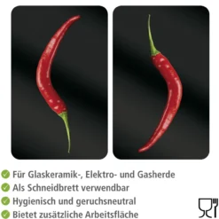 Herdabdeckplatte 2er Set