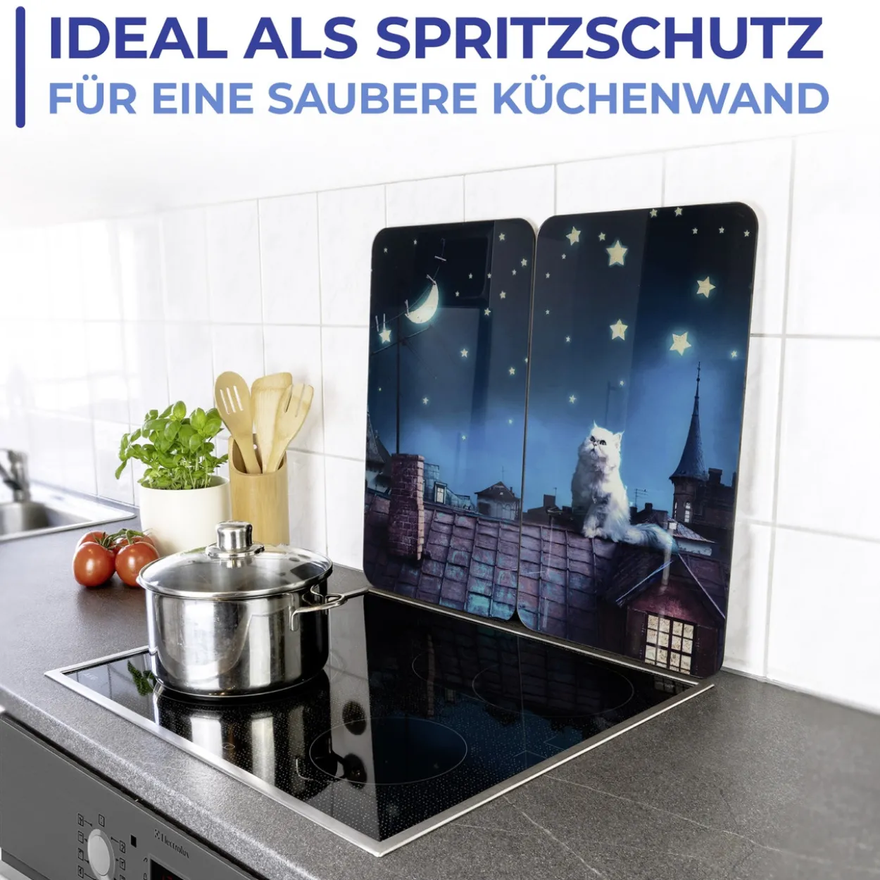 Herdabdeckplatte 2er Set