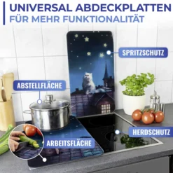 Herdabdeckplatte 2er Set