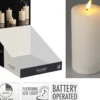 Kerze LED WHITE