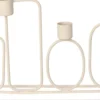 Kerzenhalter FOUR beige
