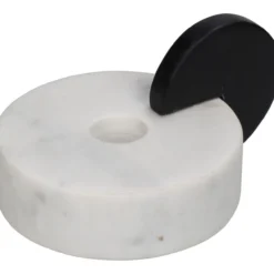 Kerzenhalter MARBLE weiß