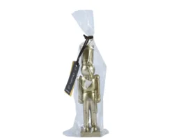 Kerze NUSSKNACKER gold