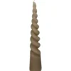 Kerze TWISTED CONE beige