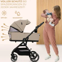 Kinderwagen 3in1 YOXI beige