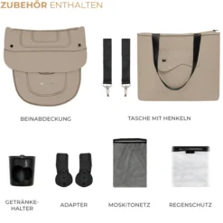 Kinderwagen 3in1 YOXI beige