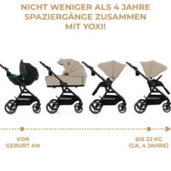 Kinderwagen 3in1 YOXI beige