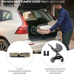 Kinderwagen 3in1 YOXI beige