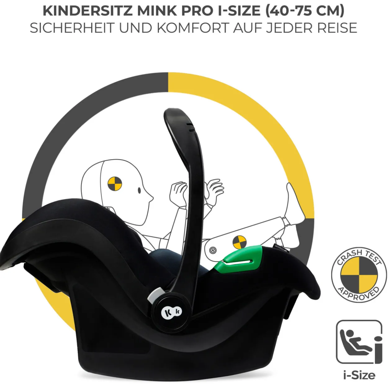 Kinderwagen 3in1 YOXI schwarz