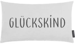 Kissen GLÜCKSKIND weiß