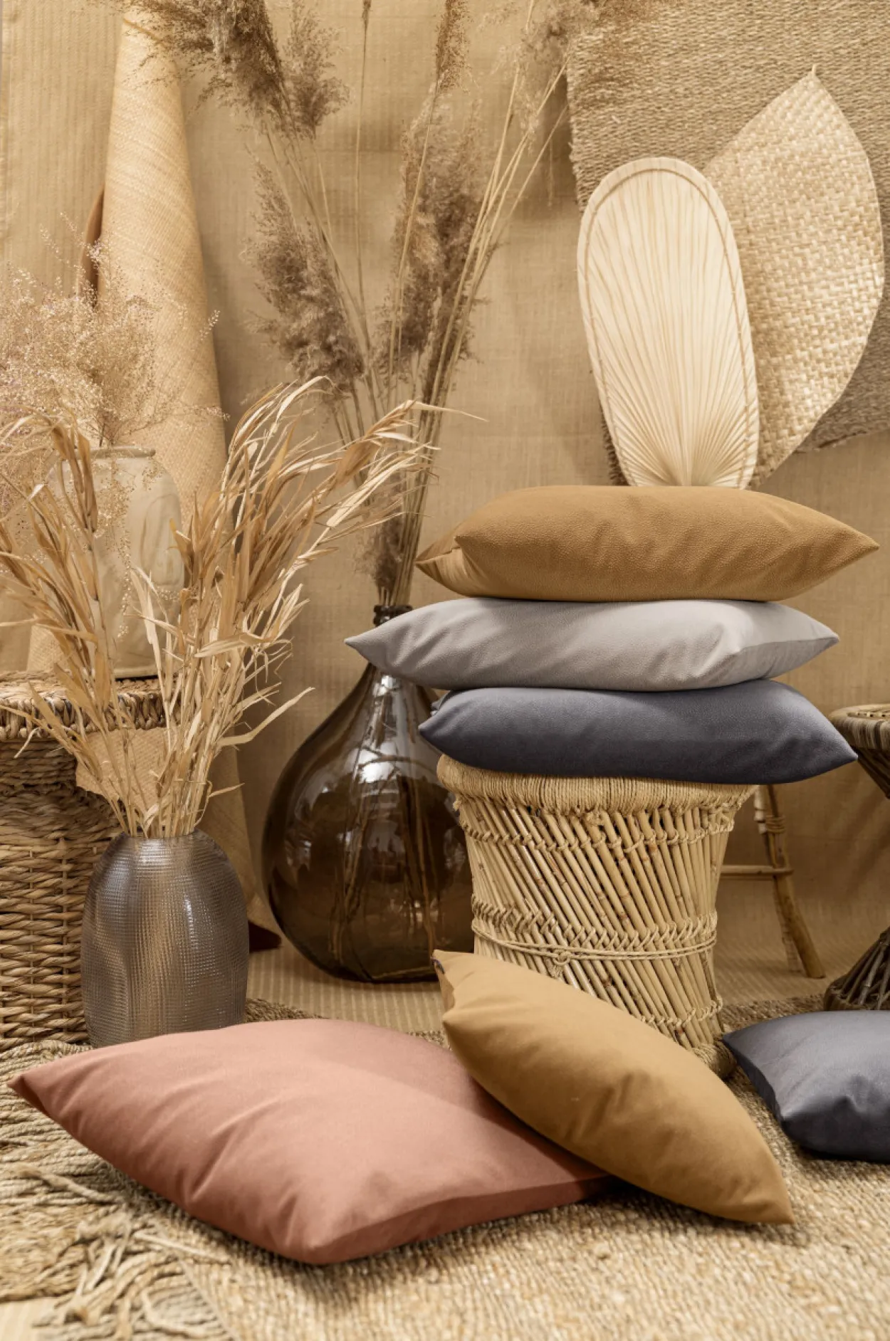 Kissenhülle LUNES taupe