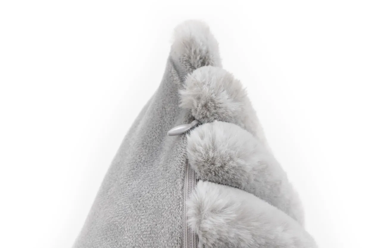 Kissen PLUSH silber