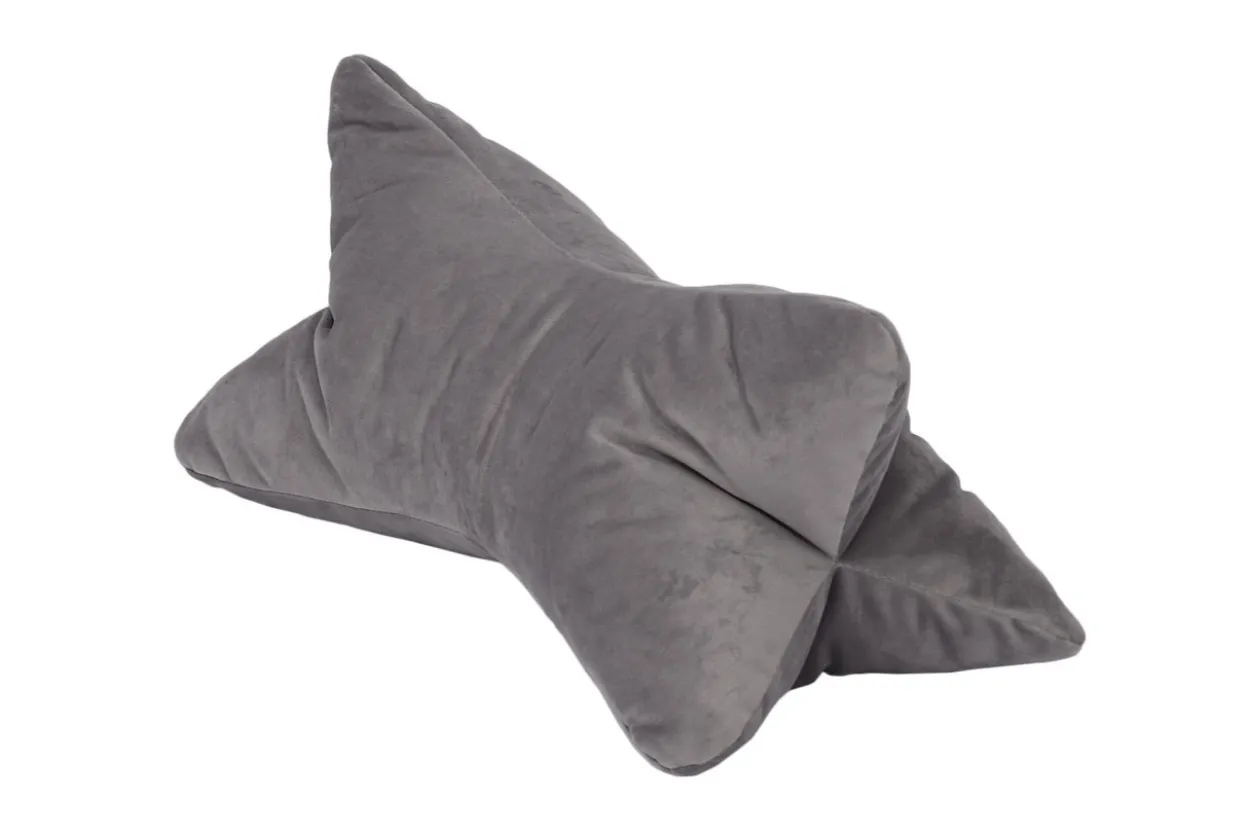 Kissen SAMT silber