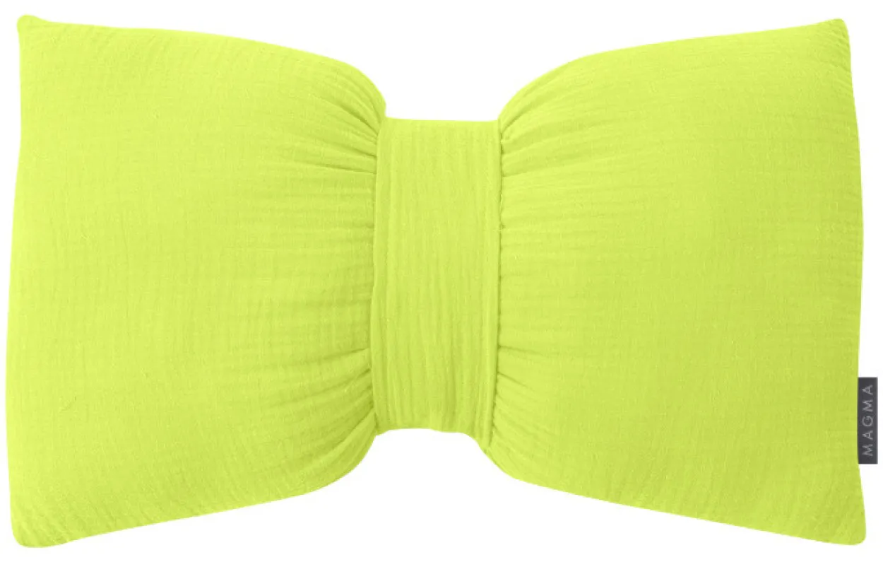 Kissen SCHLEIFE BANG lemon