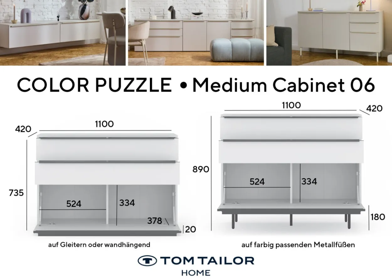 Kommode TOM TAILOR COLOR PUZZLE