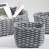 Korb COTTON grau