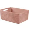 Korb JUTE rosa