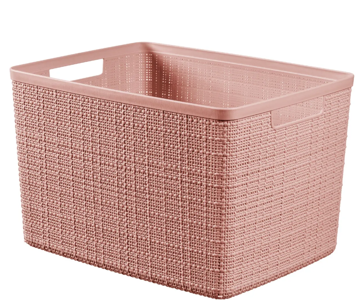 Korb JUTE rosa