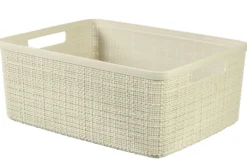 Korb JUTE weiß