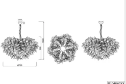Kronleuchter LEAVY