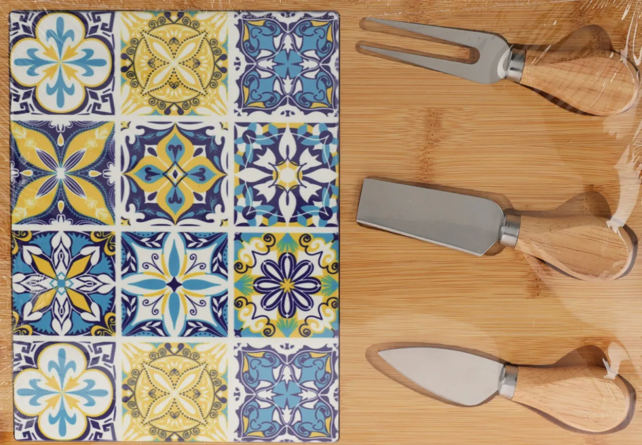 Käsetablett-Set MOSAIK
