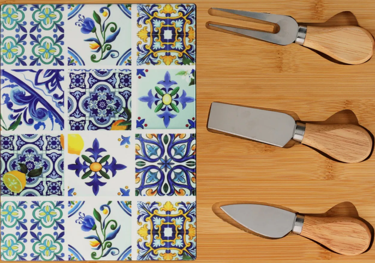 Käsetablett-Set MOSAIK