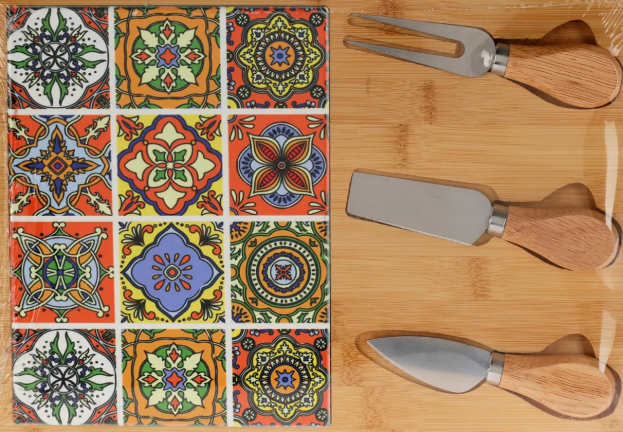 Käsetablett-Set MOSAIK